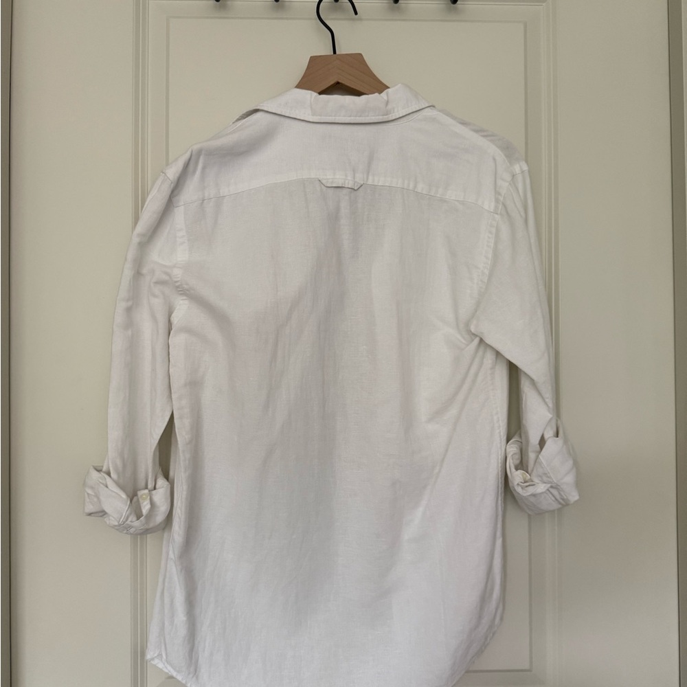 Banana Republic White Button-Up Shirt - Picture 4 of 8